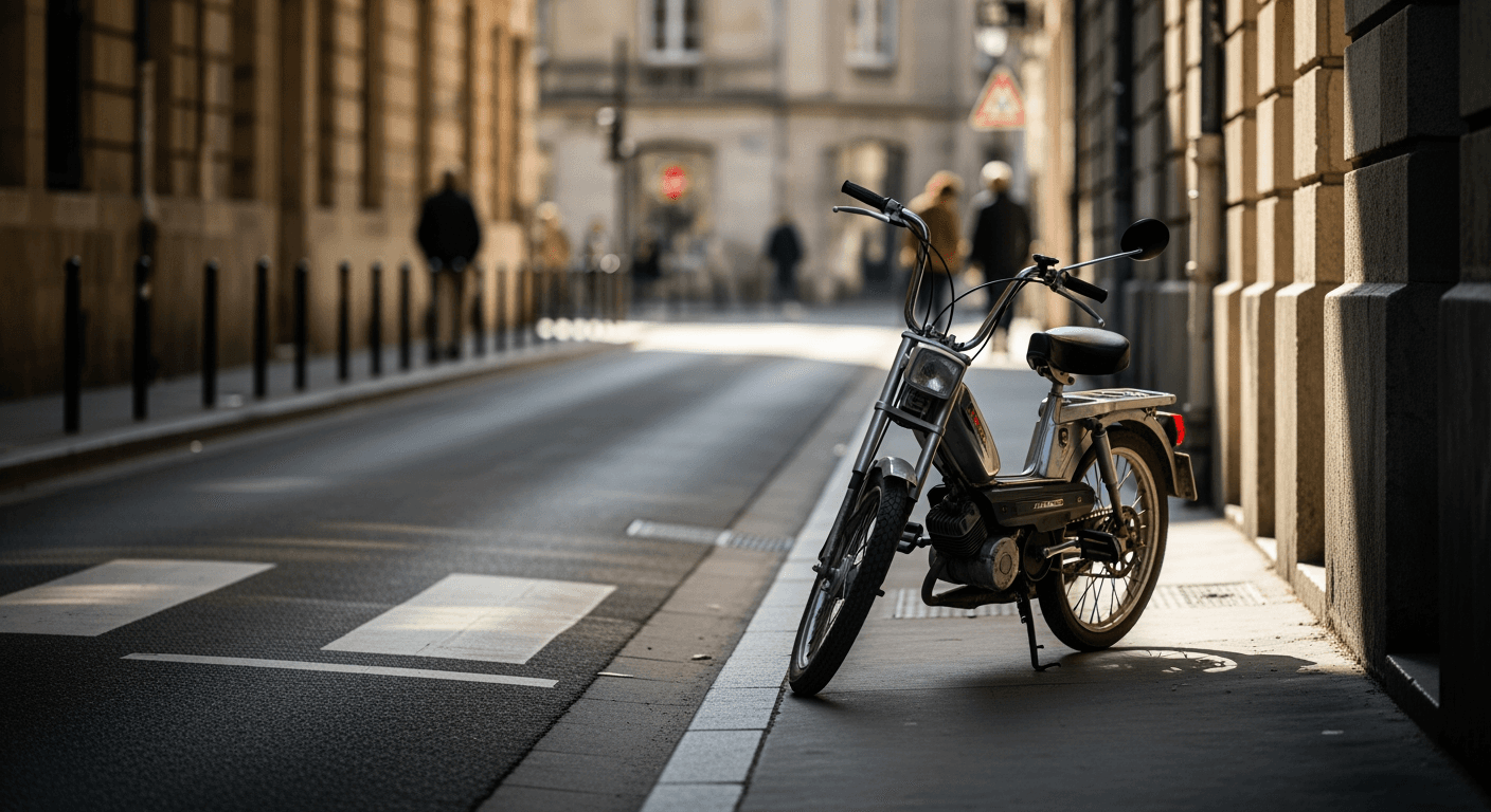 Exemple de sinistre — cyclomoteur